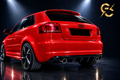Diffusore Audi A3 8P Rosso - Studio GC