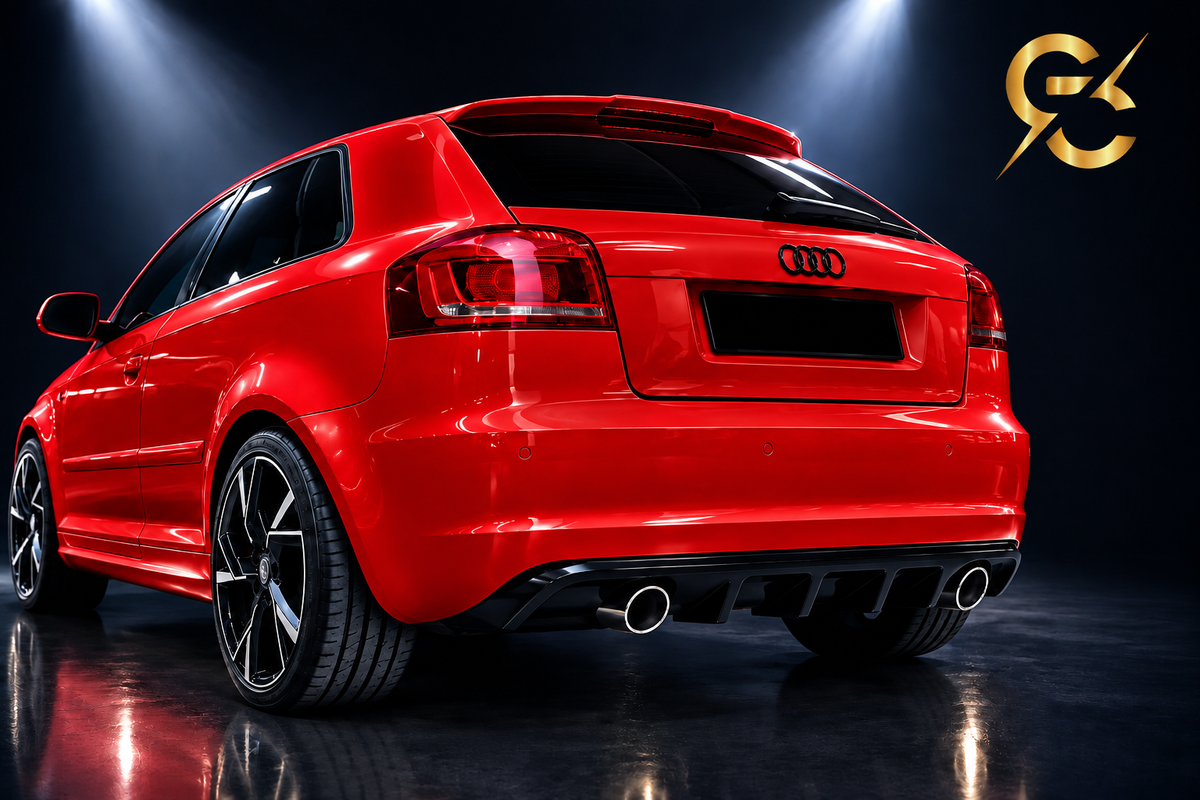 Diffusore Audi A3 8P Rosso - Studio GC