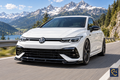 Golf 8 R bianca montagna - logo GC
