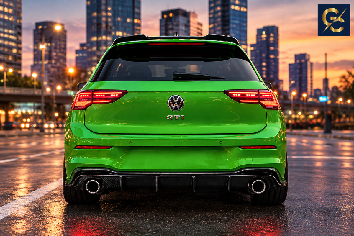 Golf 8 verde city - logo GC
