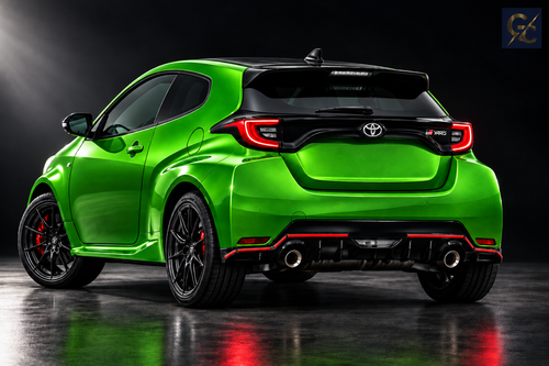 GR Yaris Verde con logo GC reale