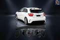 Spoiler Mercedes W176 con sfondo pubblicitario e logo GC